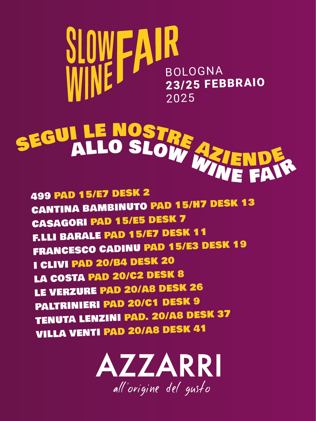 Slow Wine Fair 2025